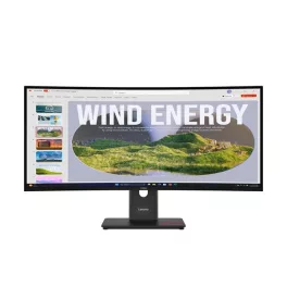   LENOVO Monitor - ThinkVision T34WD-40, 34" WQHD 3440x1440 VA, 21:9, 3000:1, 300cd/m2, 4ms, USB A-C, DP, HDMI, RJ45