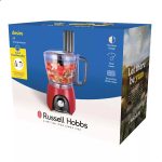 RUSSEL HOBBS DESIRE 27110-56/RH Desire Red konyhai robotgép, többfunkciós, rozsdamentes acél pengék, piros