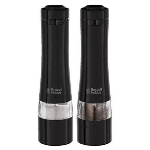 RUSSELL HOBBS 28010-56/RH só- és borsőrlő, állítható őrlés, kézi, kompakt kivitel, Fekete