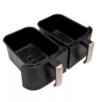 RUSSEL HOBBS SatisFry 27680-56/RH dupla kosaras 9 L Airfryer, fekete/pezsgő