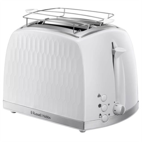 RUSSEL HOBBS HONEYCOMB 26060-56/RH 2 szeletes kenyérpirító, 1500W, fehér