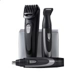 REMINGTON WORKS MB905 szakállvágó készlet, 6 részes, 9 hosszbeáll. (2–18 mm), precíziós trimmer, orr-/fülszőrnyíró, USB