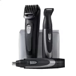 REMINGTON WORKS MB905 szakállvágó készlet, 6 részes, 9 hosszbeáll. (2–18 mm), precíziós trimmer, orr-/fülszőrnyíró, USB