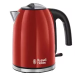 RUSSELL HOBBS COLOURS PLUS 20412-70/RH piros elektromos vízforraló, 360° alap, rejtett fűtőelem