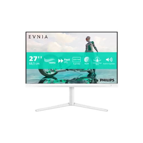 Philips Gaming monitor 27" 27M2N3201A, 1920x1080, 16:9, 300cd/m2, 1ms, DisplayPort/2xHDMI, 180 Hz, hangszóró, áll.mag.
