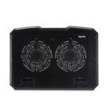 HAMA 126806, NOTEBOOK HŰTŐ "BLACK METAL", 15.6", FEKETE