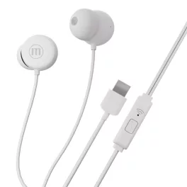 MAXELL Fülhallgató, IN-BAX, fehér, USB-C