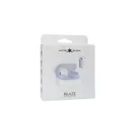 WHITE SHARK GEB-TWS201W BLAZE-W bluetooth fülhallgató mikrofonnal, fehér