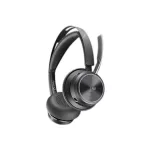 HP POLY fejhallgató Voyager Focus 2 USB-C-C+USB-C/A Adapter Microsoft Teams-tanúsítvánnyal