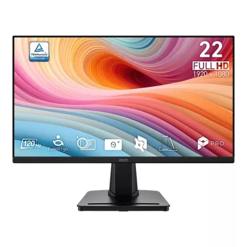MSI Monitor Business PRO MP225 E12VL 21,5" FHD 1920x1080, VA, 120Hz, 4000:1, 4ms, HDMI, VGA, Black