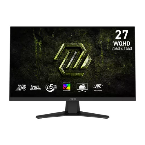 MSI Monitor GAMING MAG 274QF E20 RapidIPS 27" WQHD 2560x1440, 1000:1 CR, 300cd/m2, 1ms, 200Hz, DP, 2xHDMI