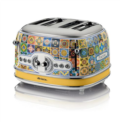 ARIETE 156 Positano kenyérpirító, 4 szeletes, 6 fokozat, 1600W