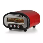 ARIETE 3901 pizzasütő kemence, sütlőlap: 22 cm, 2200W, Piros/Fekete