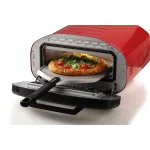 ARIETE 3901 pizzasütő kemence, sütlőlap: 22 cm, 2200W, Piros/Fekete