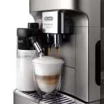DELONGHI ECAM320.70.TB Magnifica Plus automata 2 személyes kávéfőző, 18 program, tartály: 1,8l, 1450W, Inox