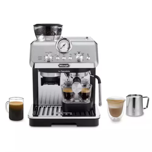 DELONGHI EC9155.MB La Specialista Arte kávéfőző, 8 őrlési fokozat, tartály: 1,7 l, Ezüst