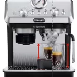 DELONGHI EC9155.MB La Specialista Arte kávéfőző, 8 őrlési fokozat, tartály: 1,7 l, Ezüst