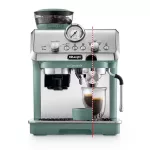 DELONGHI EC9155.GR La Specialista Arte kávéfőző, 8 őrlési fokozat, tartály: 1,7 l, Zöld