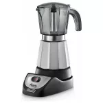 DELONGHI EMKM-4.B Alicia Plus 6 személyes kotyogós kávéfőző, tartály: 0,35 l, 450W