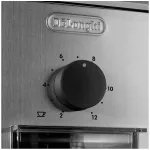 DELONGHI KG89 kávédaráló, 110W, kapacitás: 120g, Ezüst/Fekete