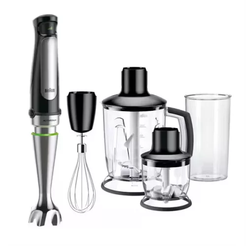 BRAUN MQ7045X MultiQuick 7 botmixer tartozékokkal, 850W, Fekete/Ezüst