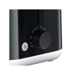 BRAUN HT1010BK Breakfast 1 2 szeletes kenyérpirító, 8 fokozat, kiolvasztó funkció, 900W, Fekete