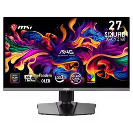   MSI Monitor GAMING MAG 272UP QD-OLED E16 26,5" UHD 3840x2160, 165Hz, 150000:1 CR, 250cd/m2, 0,03ms, 2x HDMI, DP, USB-C