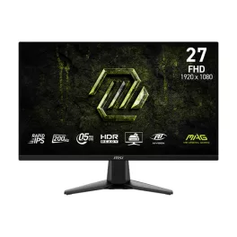   MSI Monitor GAMING MAG 275F E20 27" FHD 1920x1080, Rapid IPS 200Hz, 16:9, 1000:1, 0,5ms, 2x HDMI, DP, Black