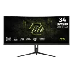 MSI Monitor GAMING MAG 342CQRF E20 Ívelt 34" UWQHD Rapid VA 3440x1440, 200Hz 21:9, 3000:1, 300cd/m2, 0,5ms, 2xHDMI, DP