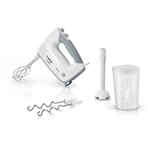 BOSCH MFQ36440 ErgoMixx Kézi mixer szett, 450W, 5 fokozat, Fehér/Szürke