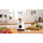 BOSCH MMB6141W Serie 4 VitaPower turmixgép, 1200W, 2 fokozat, 1,5L, Fehér