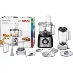 BOSCH MCM3501M MultiTalent Kompakt konyhai robotgép, 800W, 2 fokozat, Fekete