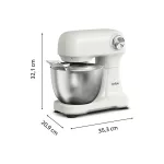 TEFAL QB140AF0 Bake Easy 3in1 Konyhai robotgép, 12 sebességfokozat, 3.5L, 500W, Fehér
