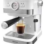 SENCOR SES 1720WH Karos presszó kávéfőző, víztartály:1,5L, 1050W, Fehér