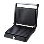 HEINNER HEPG-F2000BKSS Elektromos kontakt grill, 2000W, Szürke/Fekete