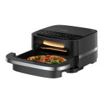 HEINNER HPAF-B4DC22BK 2in1 Forrólevegős sütő és pizzasütő, 4L, 2200W, Fekete