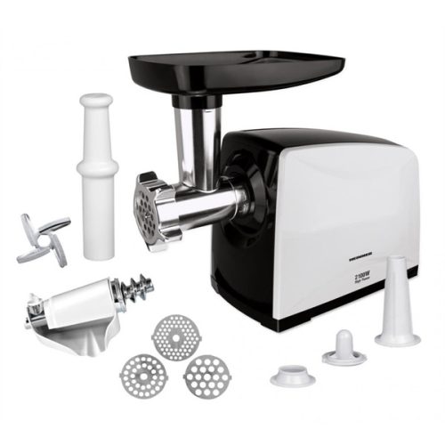 HEINNER MG-2100BKWH Húsdaráló, 1.5-1.9kg/perc, 3 vágólap, 2100W, Fehér/Fekete