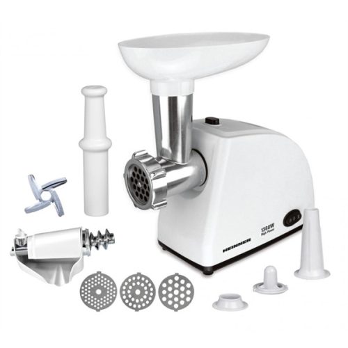 HEINNER MG-W1200R Húsdaráló, 1.5-1.9kg/perc, 3 vágólap, 1340W, Fehér