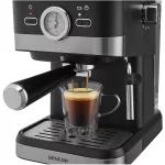 SENCOR SES 1721BK Eszpresszó karos kávéfőző, 20bar, víztartály: 1,5L, 1050W, Fekete