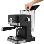 SENCOR SES 1721BK Eszpresszó karos kávéfőző, 20bar, víztartály: 1,5L, 1050W, Fekete