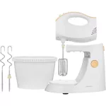 SENCOR SHM 5330-EUE3 Tálas kézi mixer, 5 sebességfokozat, 3.5L, 500W, Fehér
