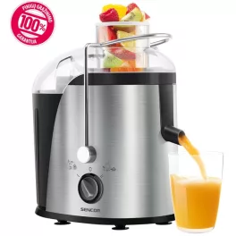   SENCOR SJE 741SS Gyümölcscentrifuga, 2 sebességfokozat, 1.2L, 400W, Fekete/Inox
