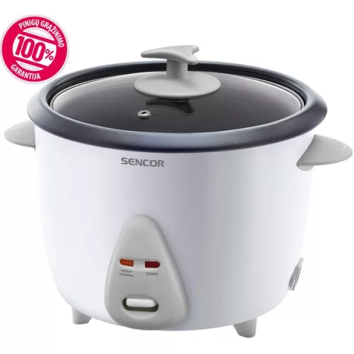 SENCOR SRM 1500WH Rizsfőző, 1.5L/1200g, 500W, Fehér
