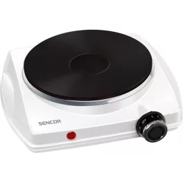   SENCOR SCP 1503WH-EUE4 Elektromos főzőlap, 18cm, 1500W, Fehér