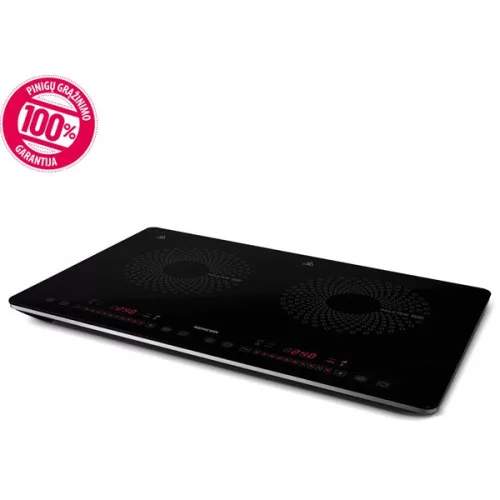 SENCOR SCP 4501BK Kétzónás indukciós főzőlap, 3400W, Fekete