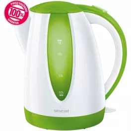 SENCOR SWK 1811GR Vízforraló, 1,8L, 2000W, Fehér/Zöld