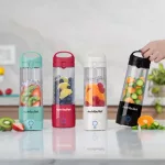 NUTRIBULLET NBP003.LBL Hordozható turmixgép, 475ml, Világoskék