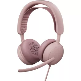   LOGITECH Fejhallgató 2.0 - Zone Wired 2 Mikrofonos, Rózsaszín