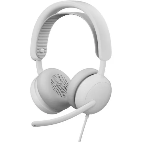 LOGITECH Fejhallgató 2.0 - Zone Wired 2 Mikrofonos, Piszkosfehér