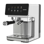 HEINNER HEM-LK20DMLK CreamyBlend Eszpresszó kávéfőző tejtartállyal, 20 bar, víztartály:1.6L, 1350W, Fekete/Inox